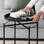 GLADOM Tray table, black, 45x53 cm - Image 3
