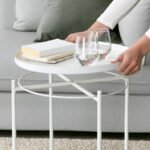 GLADOM Tray table, white, 45x53 cm - Image 2