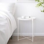 GLADOM Tray table, white, 45x53 cm - Image 7