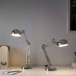 FORSÅ Work lamp, nickel-plated - Image 3