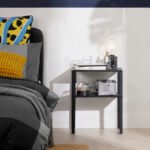 KNARREVIK Bedside table, black, 42x34 cm - Image 2