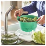 UPPFYLLD Colander, bright green, 24 cm - Image 2
