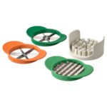 UPPFYLLD Fruit cutter, set of 4, mixed colours - Image 2