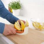 UPPFYLLD Fruit cutter, set of 4, mixed colours - Image 4