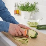 UPPFYLLD Vegetable cutters, set of 2, bright yellow/bright orange - Image 9