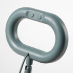 STÄNKREGN LED ring lamp, dimmable/turquoise - Image 4