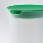 UPPFYLLD Salad shaker with strainer, bright green/transparent, 1.4 l - Image 6