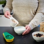UPPFYLLD Set of 4 measuring cups, mixed colours - Image 3