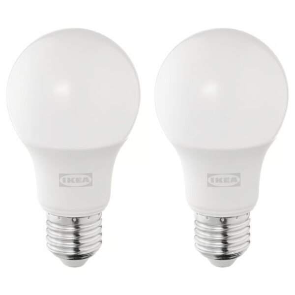 SOLHETTA LED bulb E27 470 lumen, globe opal white