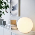 SOLHETTA LED bulb E27 470 lumen, globe opal white - Image 2