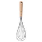 VARDAGEN Balloon whisk, stainless steel/beech, 30 cm