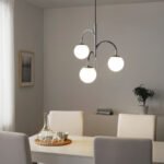 SOLHETTA LED bulb E14 470 lumen, globe opal white - Image 2
