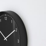 BONDIS Wall clock, black, 38 cm - Image 3