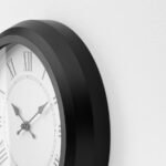 NUFFRA Wall clock, black, 25 cm - Image 3