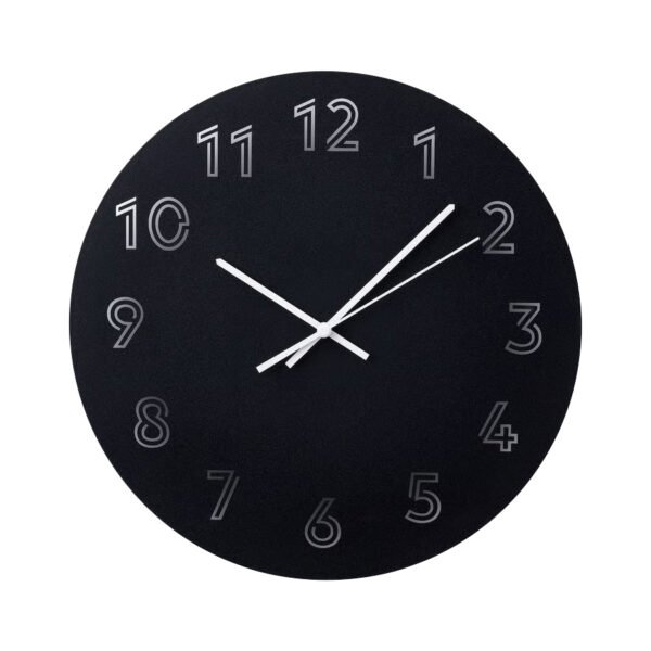 TUNNIS Wall clock, black, 30 cm