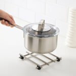 LÄMPLIG Pot stand, stainless steel, 18x18 cm - Image 2