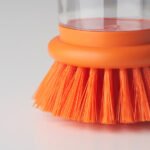 VIDEVECKMAL Dish-washing brush with dispenser, bright orange - Image 7