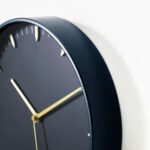 SKÄRIG Wall clock, blue, 26 cm - Image 3