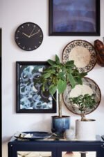 SKÄRIG Wall clock, blue, 26 cm - Image 4