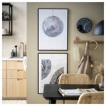 SKÄRIG Wall clock, blue, 26 cm - Image 5