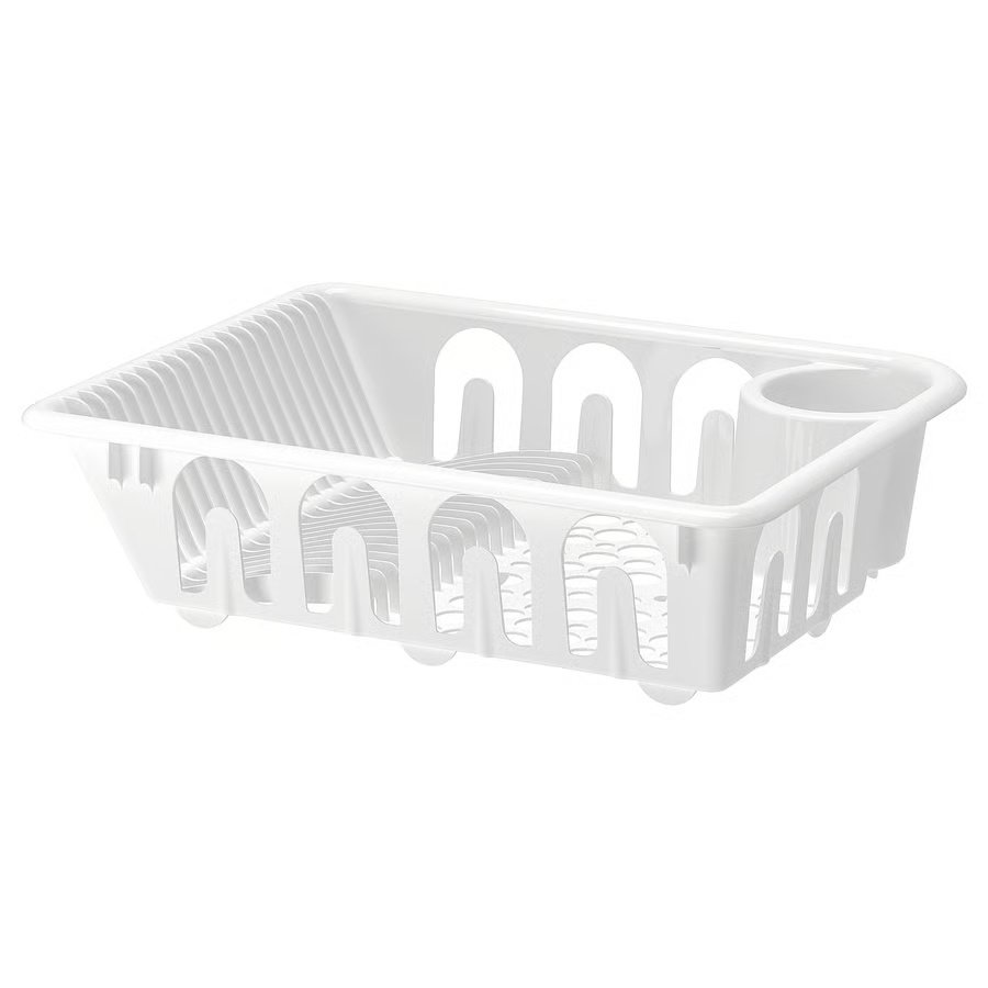 233-1 flundra-dish-drainer-white FLUNDRA Dish drainer, white - Image 1