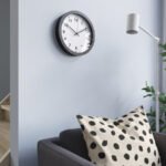 TJALLA Wall clock, black, 28 cm - Image 2