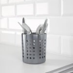 ORDNING Cutlery stand, stainless steel, 13.5 cm - Image 3