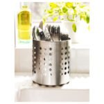 ORDNING Cutlery stand, stainless steel, 13.5 cm - Image 4