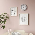TJALLA Wall clock, silver-colour, 28 cm - Image 2