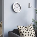 TJALLA Wall clock, silver-colour, 28 cm - Image 4
