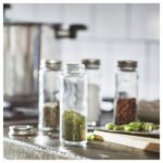 CITRONHAJ Spice jar, clear glass/stainless steel, 10 cl - Image 2