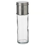 CITRONHAJ Spice mill, clear glass/stainless steel, 15 cm