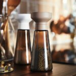 HALVTOM Spice mill, glass/brown, 19 cm - Image 2