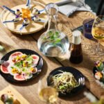 HALVTOM Bottle with pour spout, glass/brown, 19 cm - Image 5