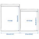 ISTAD Resealable bag, patterned/green, 6/4.5 l - Image 7