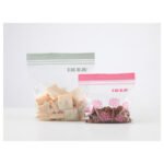 ISTAD Resealable bag, pink/green, 1/0.4 l - Image 3