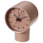 BONDTOLVAN Alarm clock, analog/pale pink, 8x9 cm