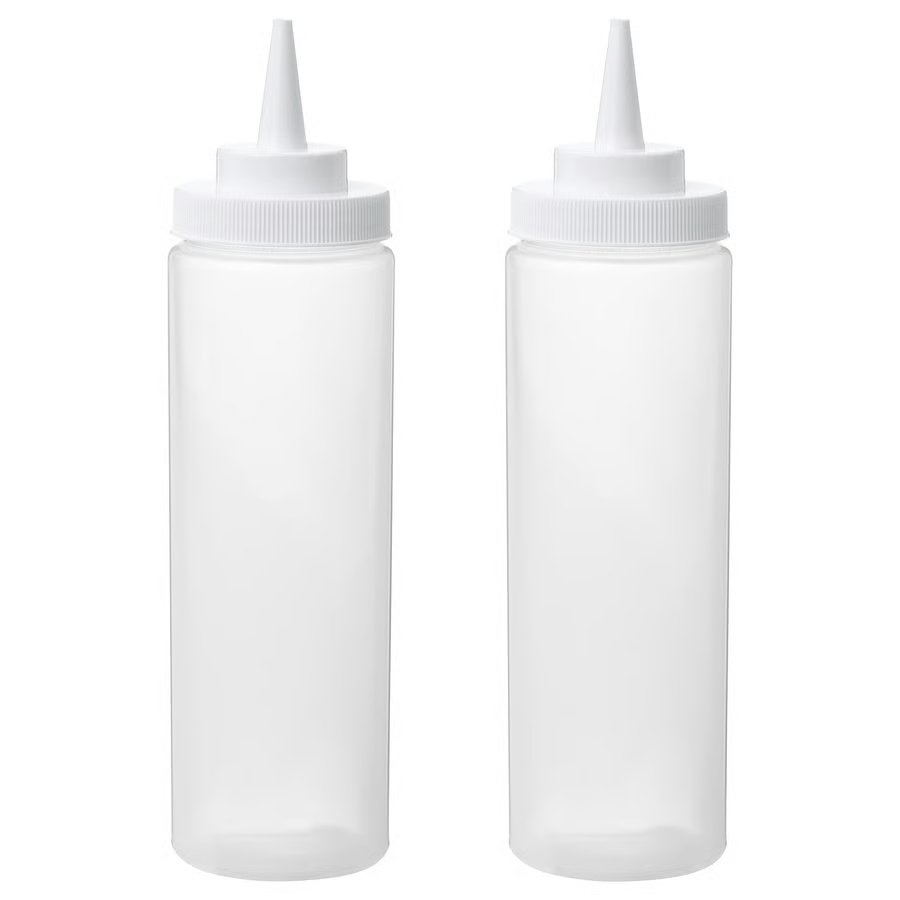 282-1 grilltider-squeeze-bottle-plastic-transparent GRILLTIDER Squeeze bottle, plastic/transparent, 330 ml - Image 1