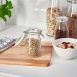 KORKEN Bottle shaped jar with lid, clear glass, 0.4 l - Image 3