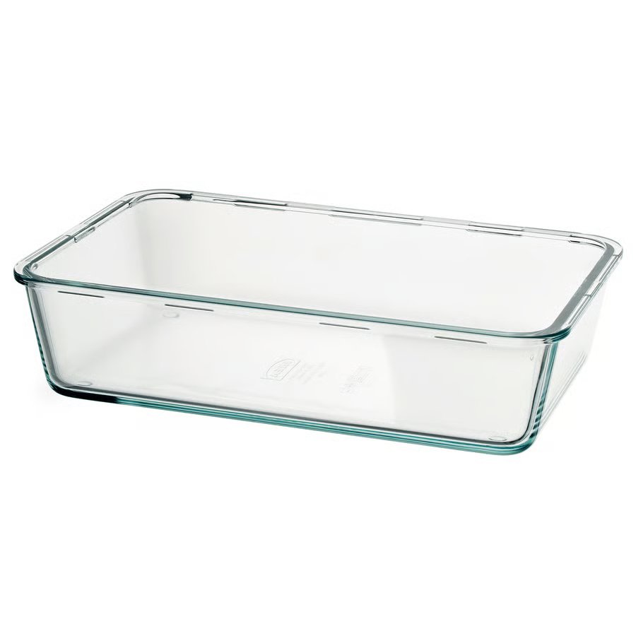 298-1 ikea-365-food-container-large-rectangular-glass IKEA 365+ Food container, large rectangular/glass, 3.1 l - Image 1