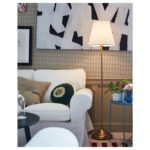 ÅRSTID Floor lamp, brass/white - Image 2