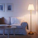 ÅRSTID Floor lamp, brass/white - Image 6