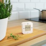 KLOCKIS Clock/thermometer/alarm/timer, white, 7x7 cm - Image 3