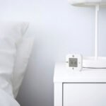 KLOCKIS Clock/thermometer/alarm/timer, white, 7x7 cm - Image 4