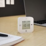 KLOCKIS Clock/thermometer/alarm/timer, white, 7x7 cm - Image 5
