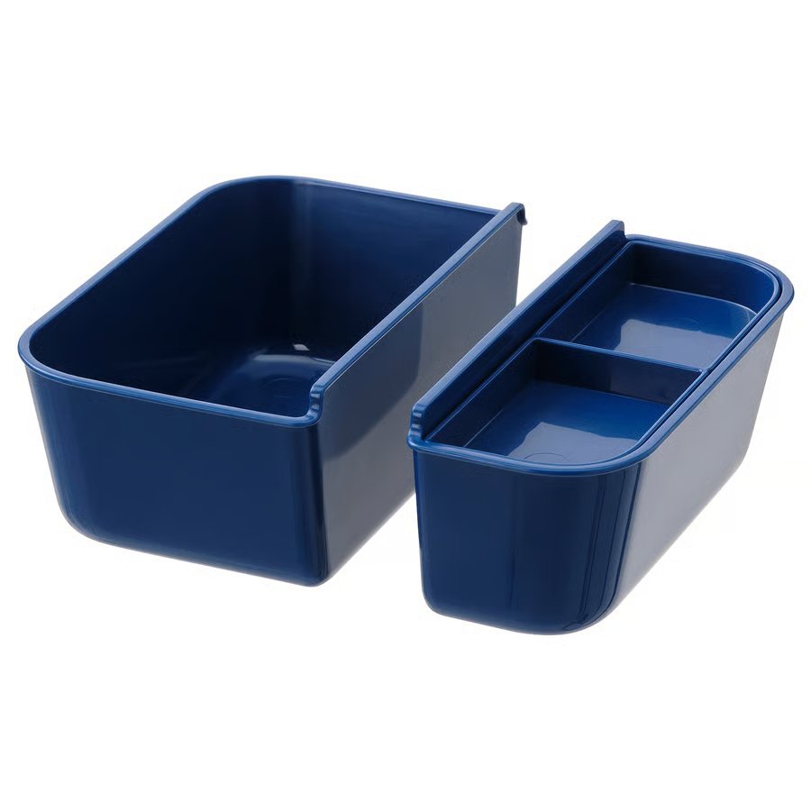 314-1 ikea-365-insert-for-food-container-set-of-2-dark-blue IKEA 365+ Insert for food container, set of 2, dark blue - Image 1