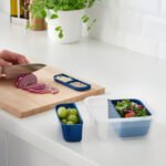 IKEA 365+ Insert for food container, set of 2, dark blue - Image 3