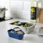 IKEA 365+ Insert for food container, set of 2, dark blue - Image 4