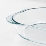 FÖLJSAM Oven dish, clear glass, 24.5x24.5 cm - Image 3