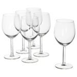 SVALKA Wine glass, clear glass, 30 cl